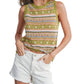 Buttermelon - Geo Pattern Knit Top
