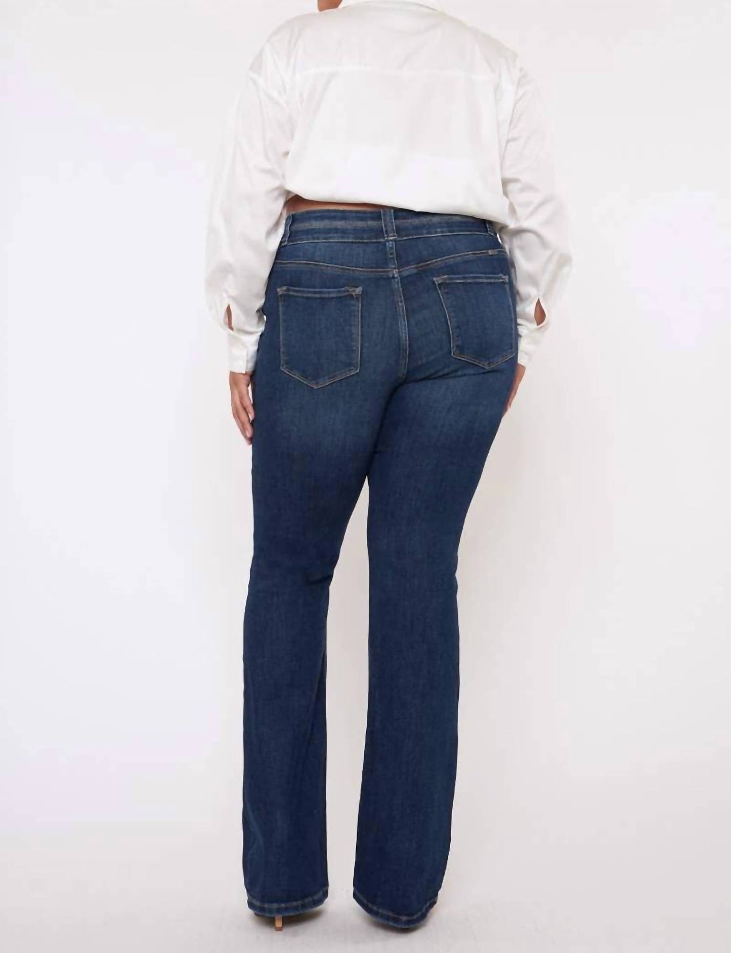 Kancan - High Rise Bootcut Jeans - Plus