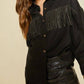 Anniewear - Rhinestone Fringe Blouse