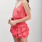Do+Be - Wrap Smocked Waist Ruffle Dress