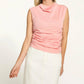 Fdj - Rushed Cap Sleeve Top
