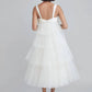 Amsale - Tiered Pleated Tulle Wedding Dress