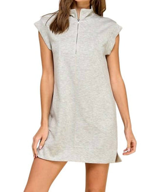 Tcec - Zip Up Casual Mini Dress