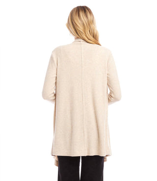 Karen Kane - Ribbed Drape Front Cardigan
