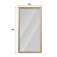 70' x 32' Gold Full Length Floor Mirror with PS Frame