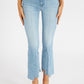 Mother - Insider Crop Pointy Fray High Rise Bootcut Jeans