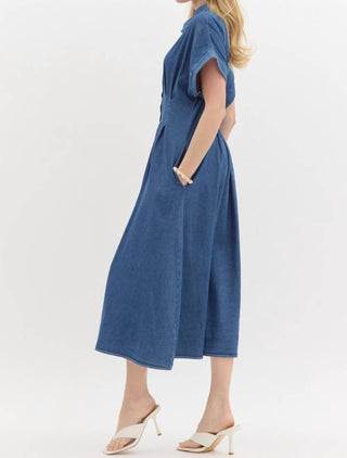 Entro - Pleated Maxi Dress