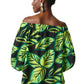 Joseph Ribkoff - LEAF PRINT OFF-SHOULDER