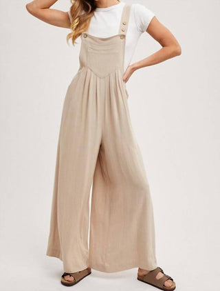 Bluivy - Women's Esther Wide Leg Overall Jumpsuit