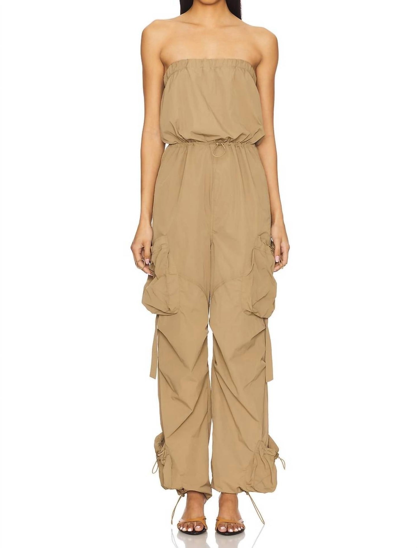 Steve Madden - Kylo Strapless Cargo Jumpsuit