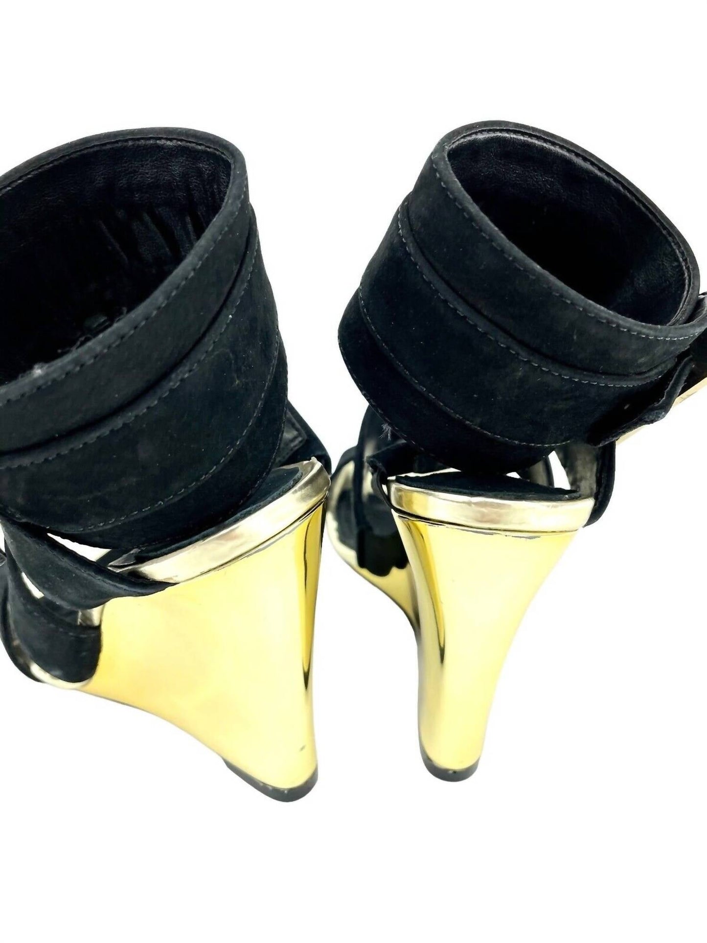 Schutz - Women's Shine Wedge Suede Heels