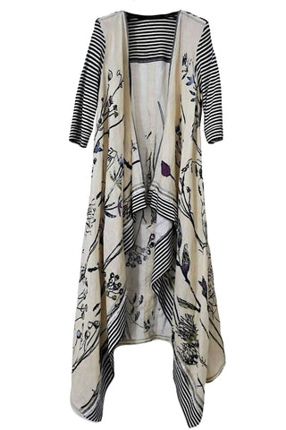 Beate Heymann - Linen Print Long Duster