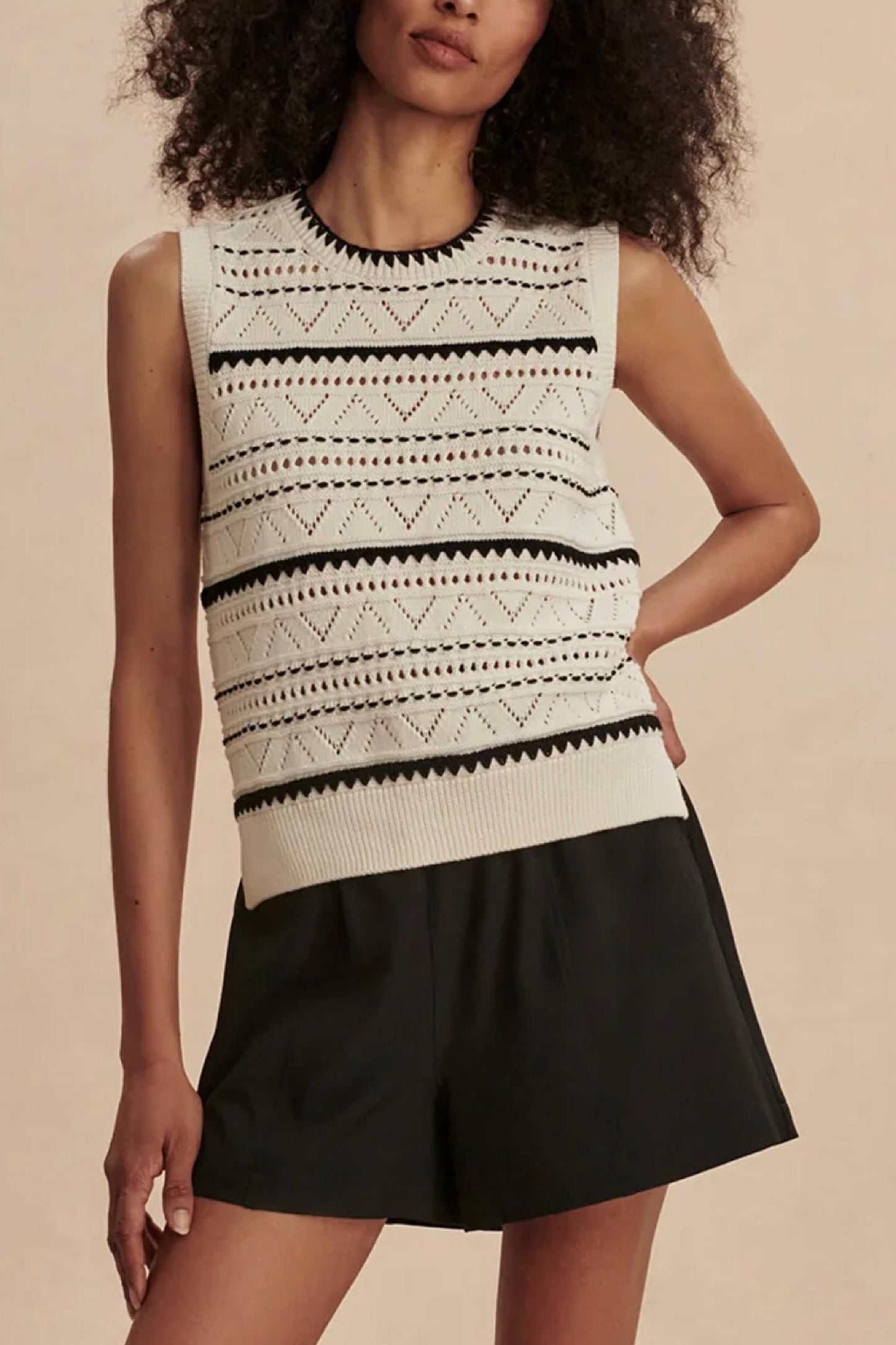 Varley - Athena Pointelle Knit Vest