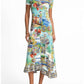 Johnny Was - JANIE FAVORITE ASYMMETRIC HEM SHORT SLEEVE DRESS
