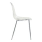 Modern Minimalist Transparent Dining Chair - 6-Piece Set