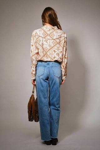 Blue B - Western Button-up Shirt