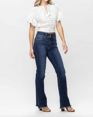 Judy Blue - Vintage Frayed Hem Bootcut Jeans