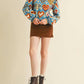 &Merci - Heart Pattern Pullover Sweater