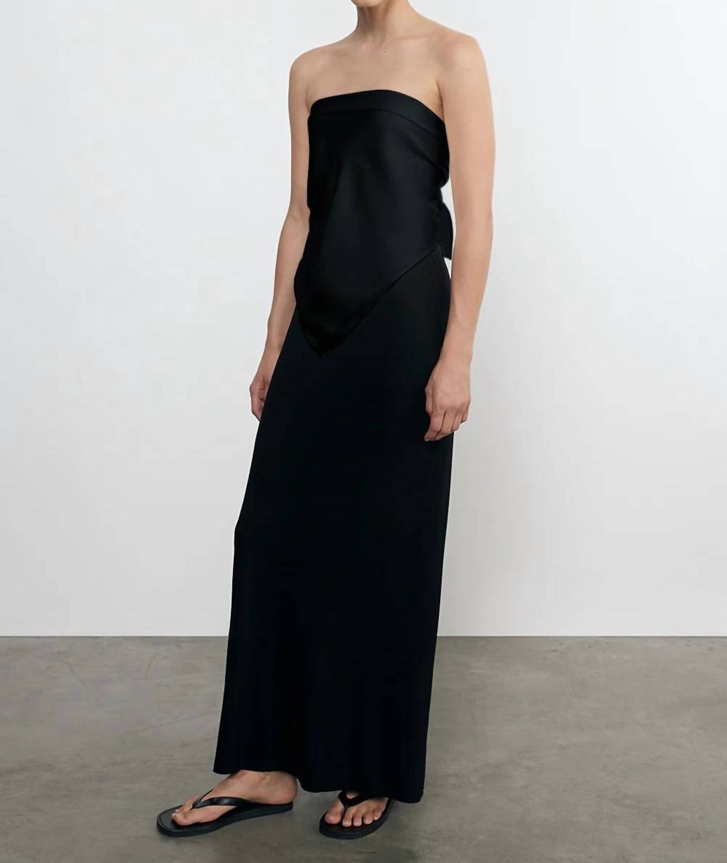 Enza Costa - Fluid Twill Scarf Top