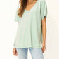 Project Social T - Knockout V Neck Tee By Project Social T Endless Sky