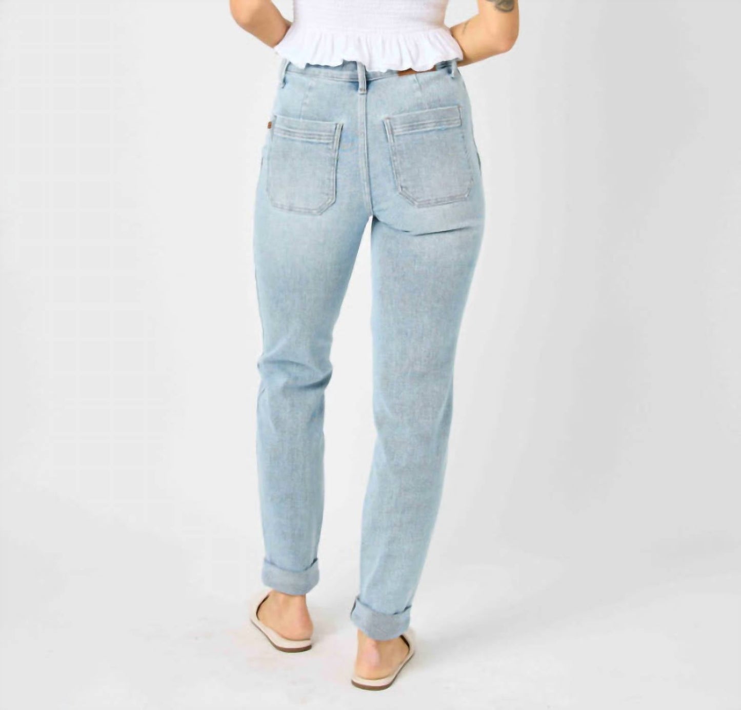 Judy Blue - High Waist Vintage Double Cuff Jogger