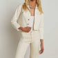 L'Agence - Koda Coated Cropped Jean Jacket