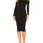 Alice + Olivia - Evia Fitted Spaghetti Strap Dress