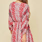 Andree By Unit - Multi Floral Dolman Sleeve Dress