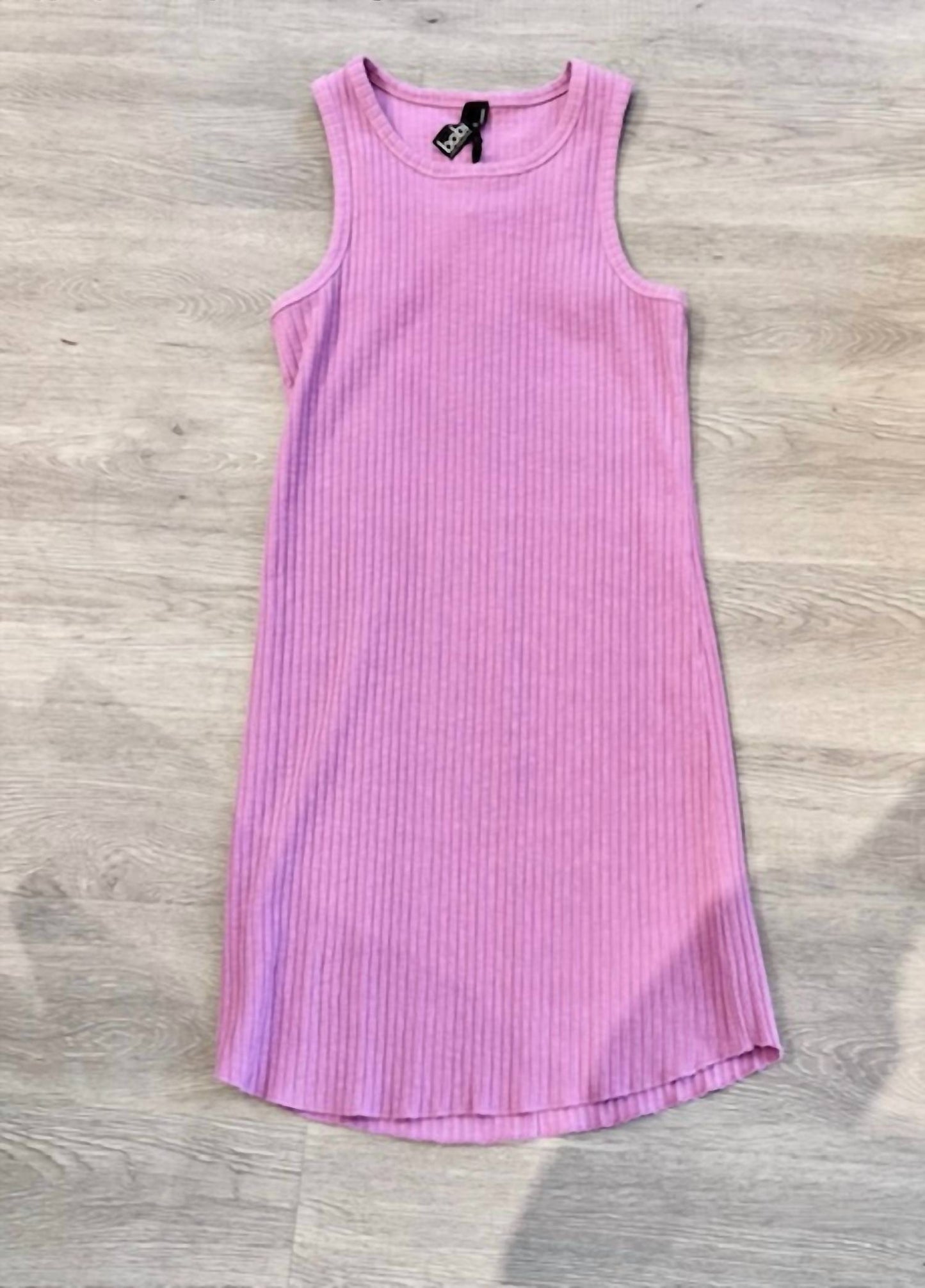 Bobi - WOMEN'S HIGH NECK MINI TANK DRESS