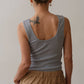 Donni. - Rib Scoop Tank Top