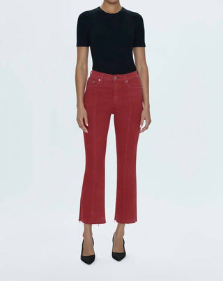 Pistola - Lennon Seamed High Rise Crop Bootcut Pants