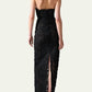 Carolina Herrera - Lace Sequined Strapless Gown