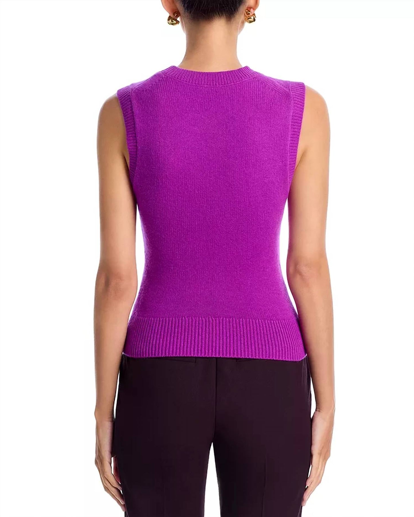 A.L.C. - Ian Sleeveless Cashmere Top