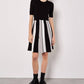 Apricot - Monochrome Stripe Knitted Mini Dress