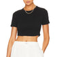 A.L.C. - Womens Wren Tee Cropped Top