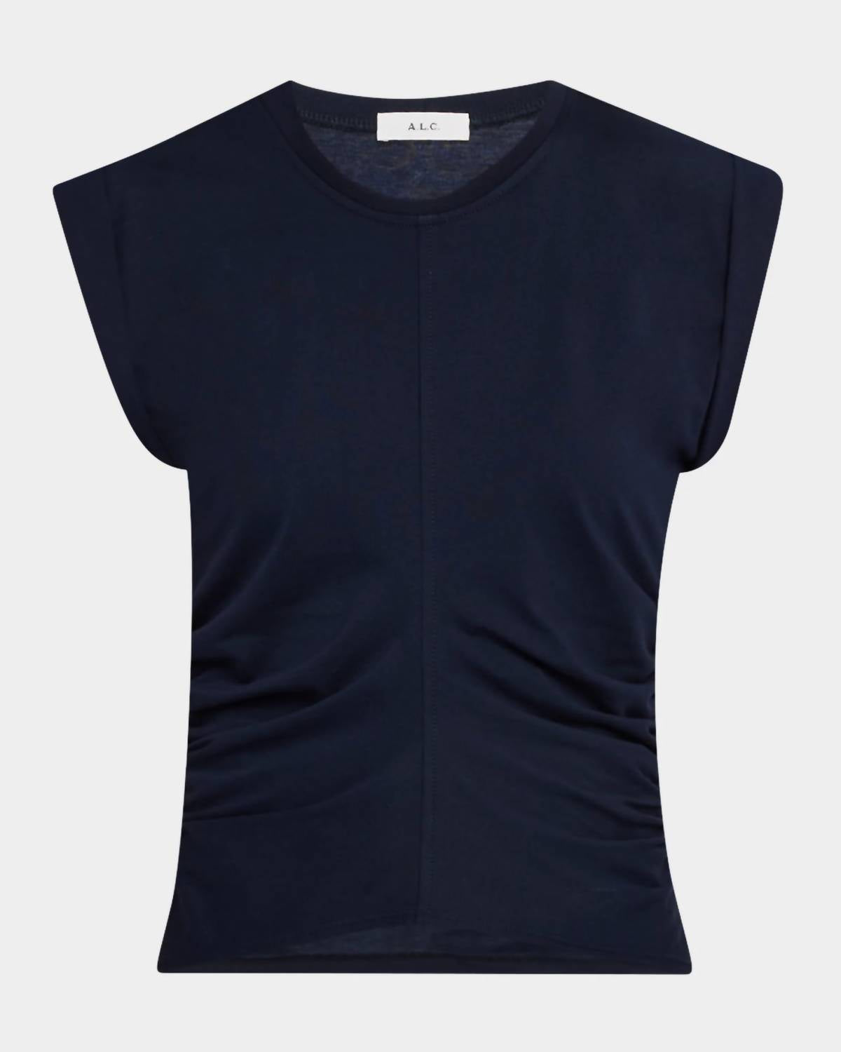 A.L.C. - Nia Ruched Cap Sleeve Tee