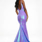 Ashleylauren - Long Fitted Sequin Mermaid Prom Dress