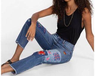 Johnny Was - Carmene Cropped Straight Jeans