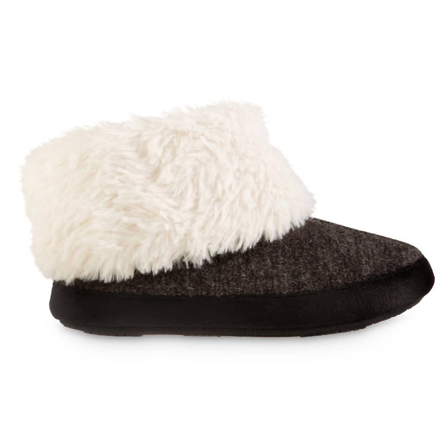 Isotoner - Women's Heather Knit Marisol Boot ECO Comfort Slipper