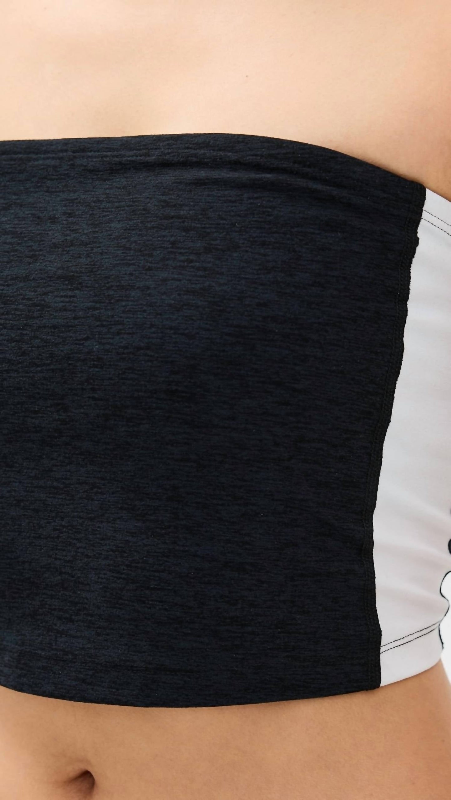 Beyond Yoga - Spacedye Line Up Strapless Cropped Top