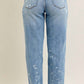 Judy Blue - Bleach Splatter Boyfriend Denim