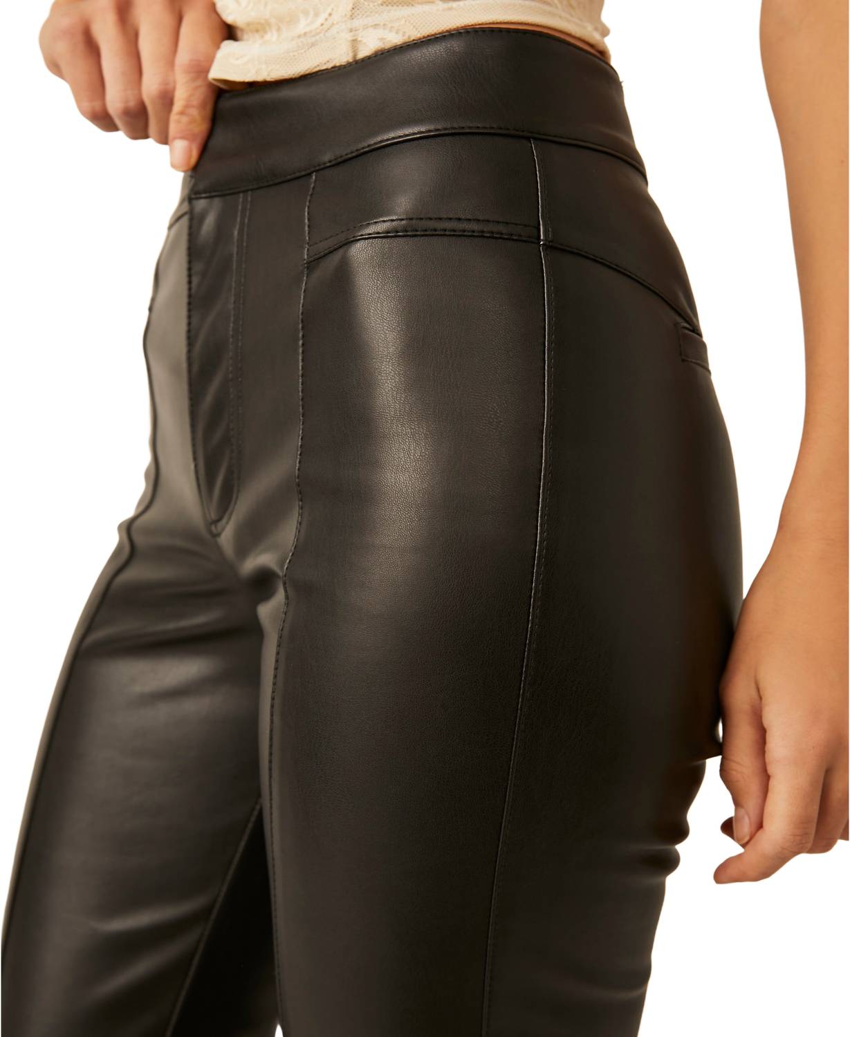 Free People - Uptown High Rise Vegan Pants