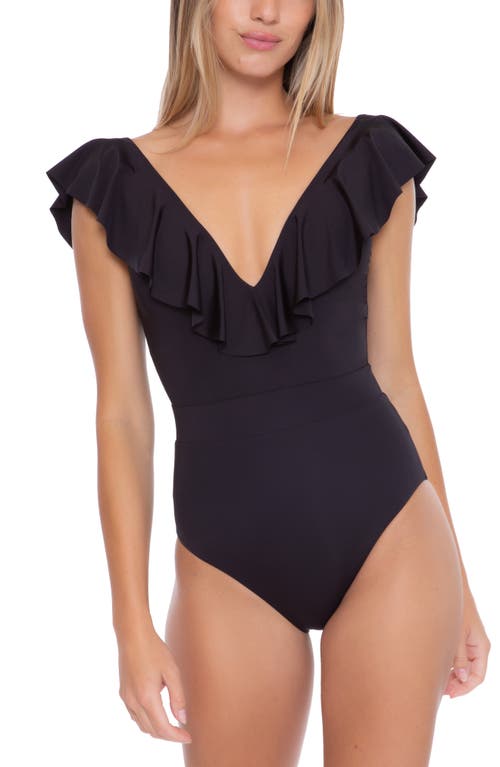 Trina Turk Atlas Ruffle One-Piece Swimsuit