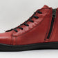 Kcr Group - Women's Medical-Sole Fur-Lined Zip-Up Leather Boots