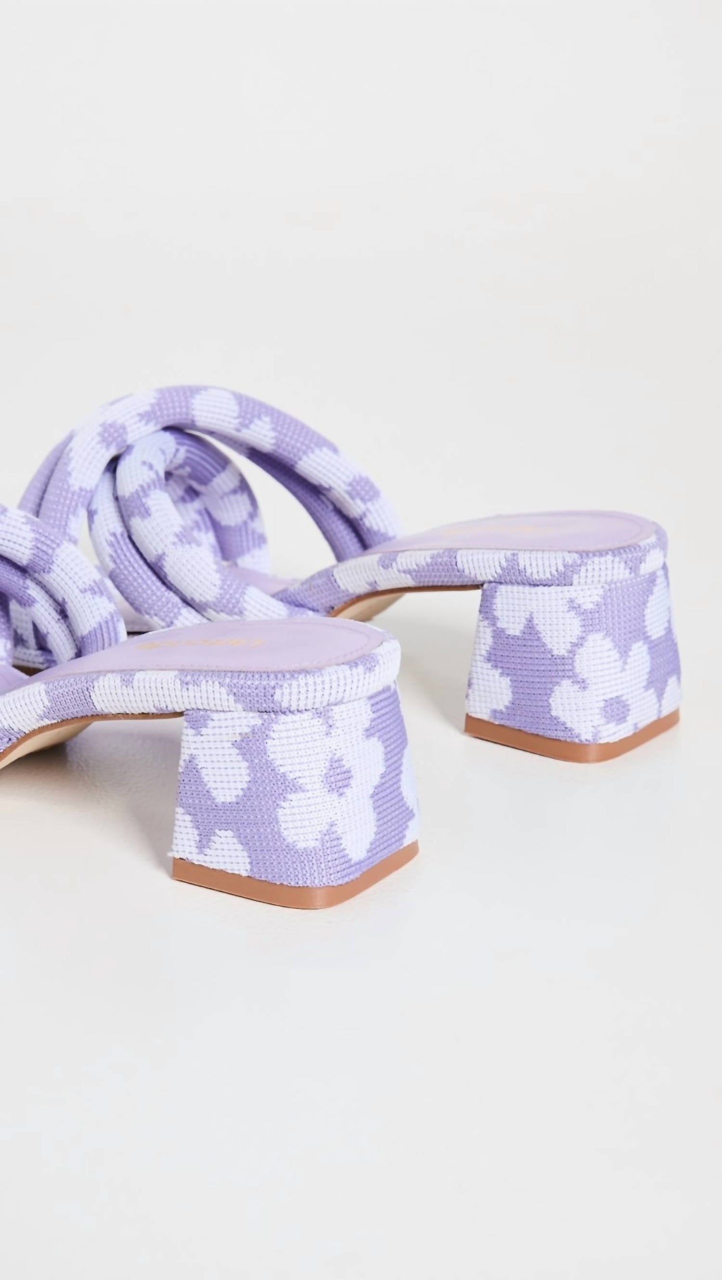 Larroude - Women's Laguna Floral Knit Sandal