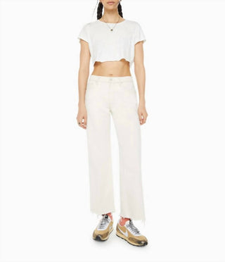 Mother - Mid Rise Maven Ankle Fray Jeans