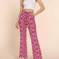 Active Basic - Stretch Print Straight Long Pants
