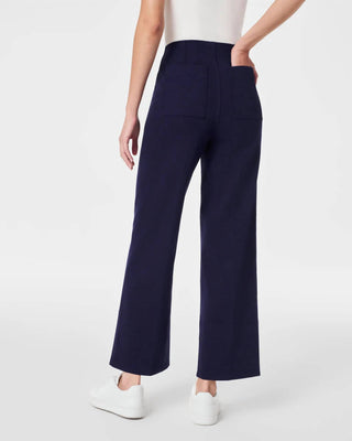 Spanx - Stretch Twill Cropped Wide-leg Pant