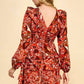 Tcec - Tilly V-neck Mini Dress