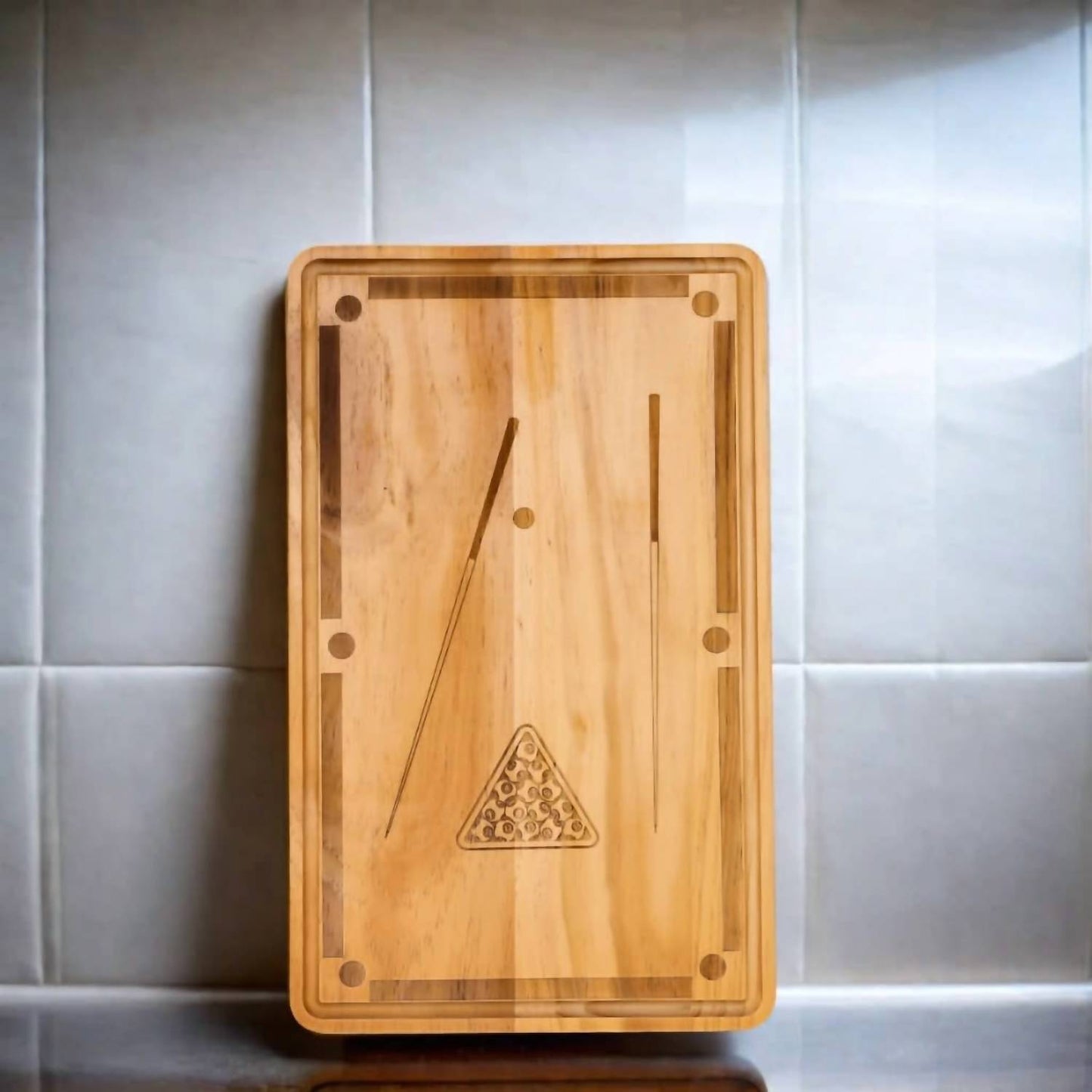 Creative Gifts International - Pool Table Wood Board - 18" x 11"